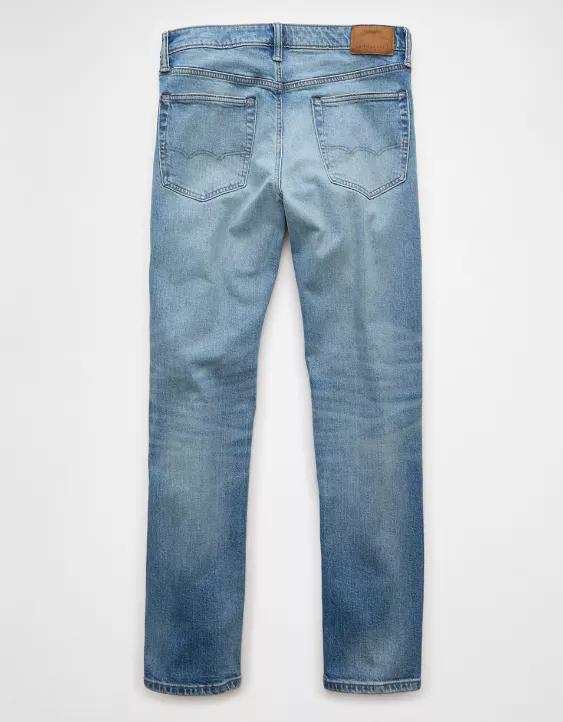Aeo AE EasyFlex +TENCEL™ Fibers Patched Slim Straight Jean