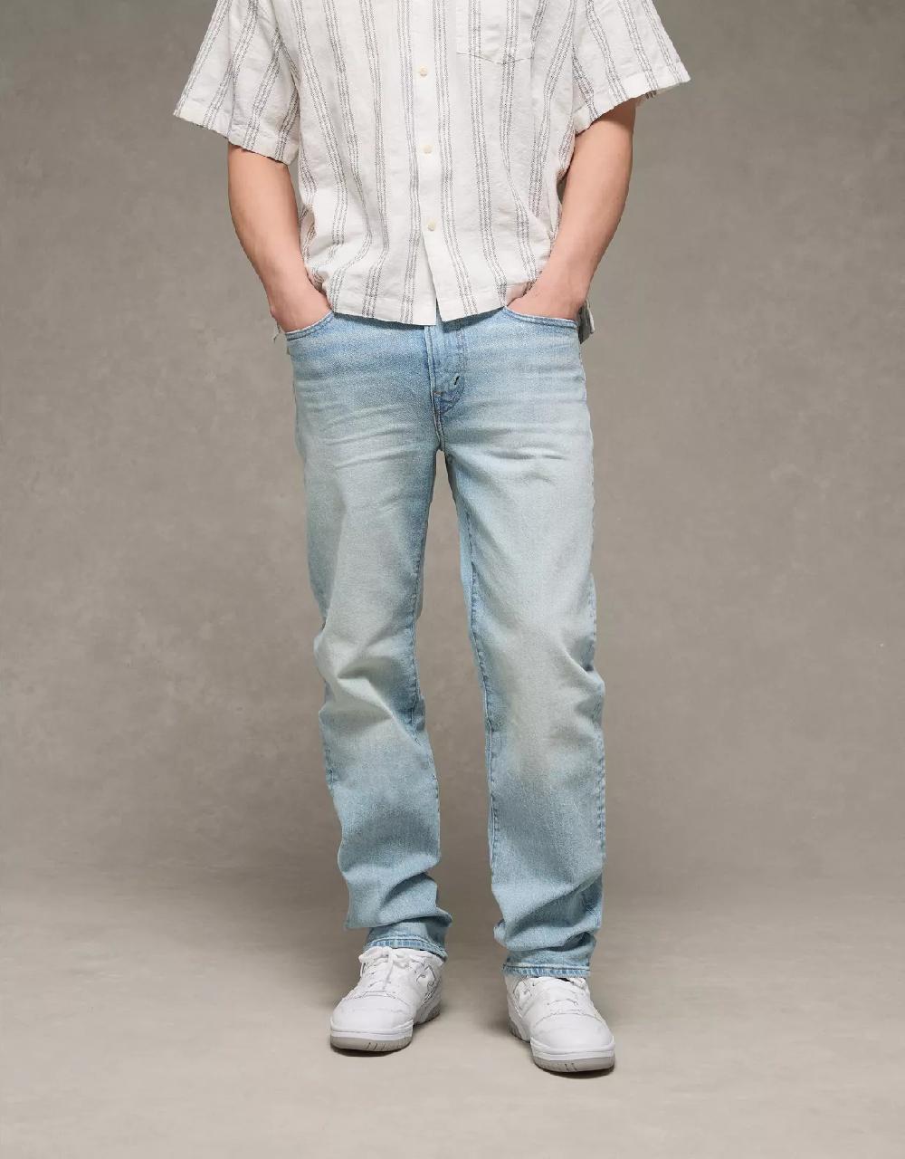 aeo AE EasyFlex +TENCEL™ Fibers Relaxed Straight Jean