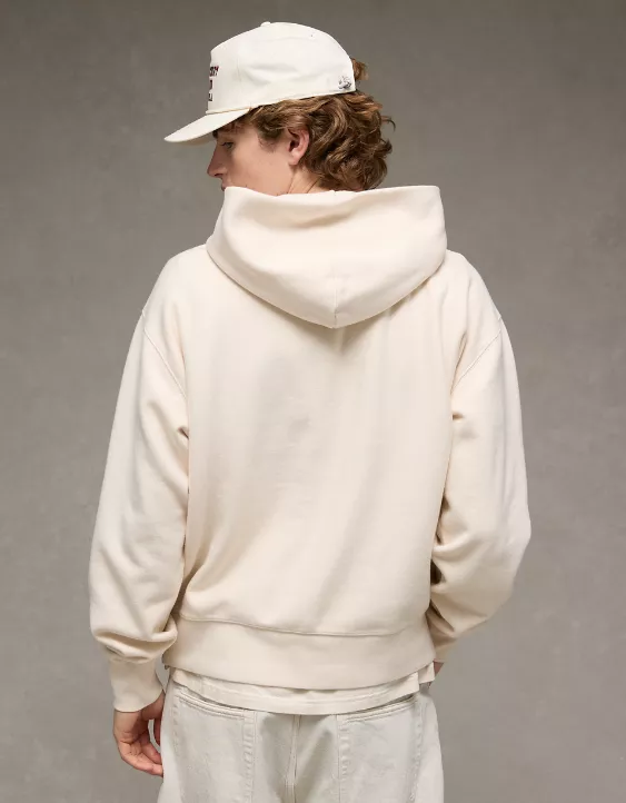 Aeo AE Laidback Luxe Heavyweight Destination Graphic Hoodie