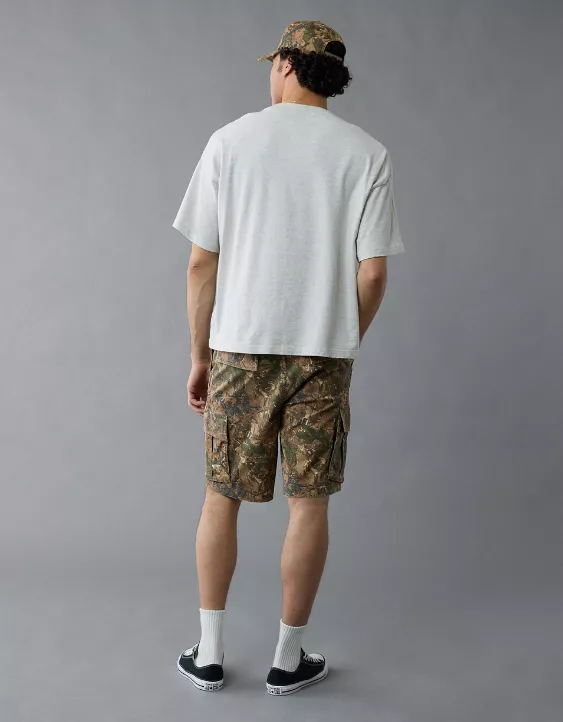 Aeo AE Laidback Luxe Heavyweight Oversized Logo Graphic T-Shirt