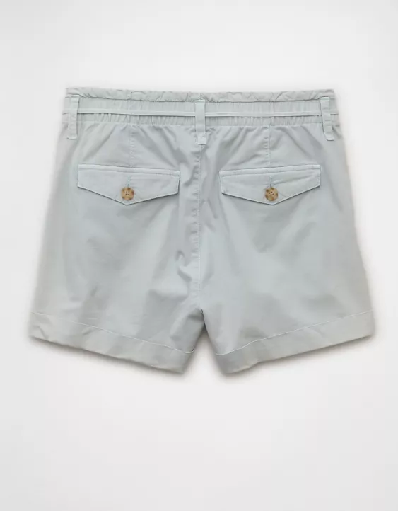Aeo AE Stretch High-Waisted Lightweight Trouser Short