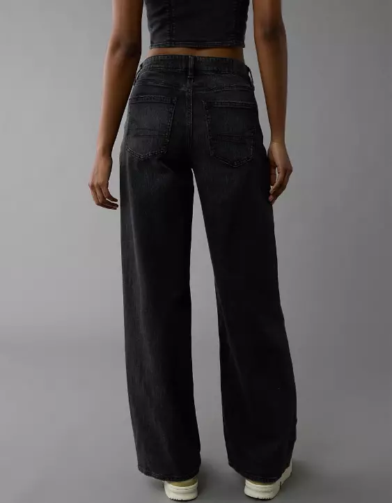Aeo AE Strigid Super High-Waisted Ultra Wide-Leg Jean