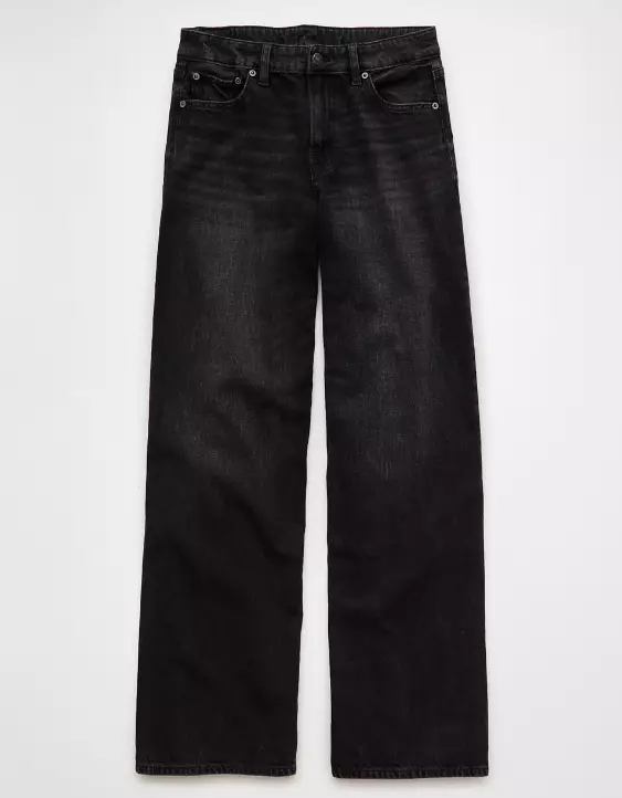 Aeo AE Strigid Super High-Waisted Ultra Wide-Leg Jean
