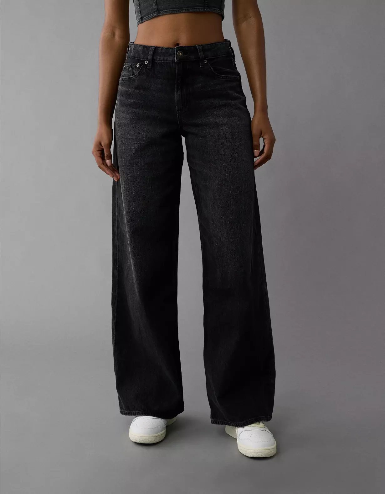 aeo AE Strigid Super High-Waisted Ultra Wide-Leg Jean
