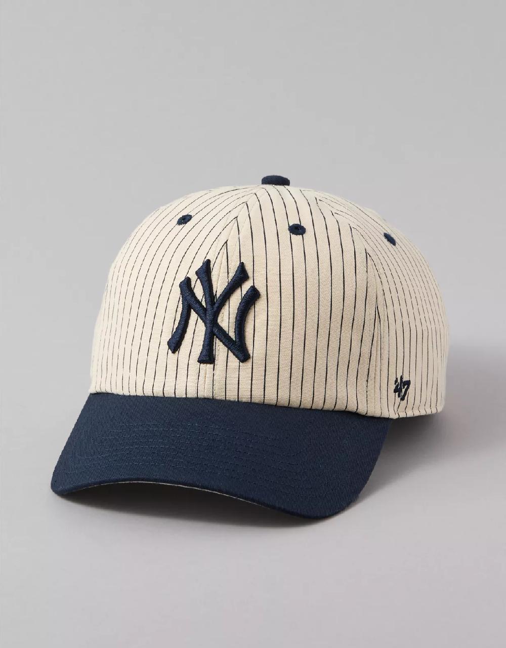 aeo '47 New York Yankees Pinstriped Baseball Hat