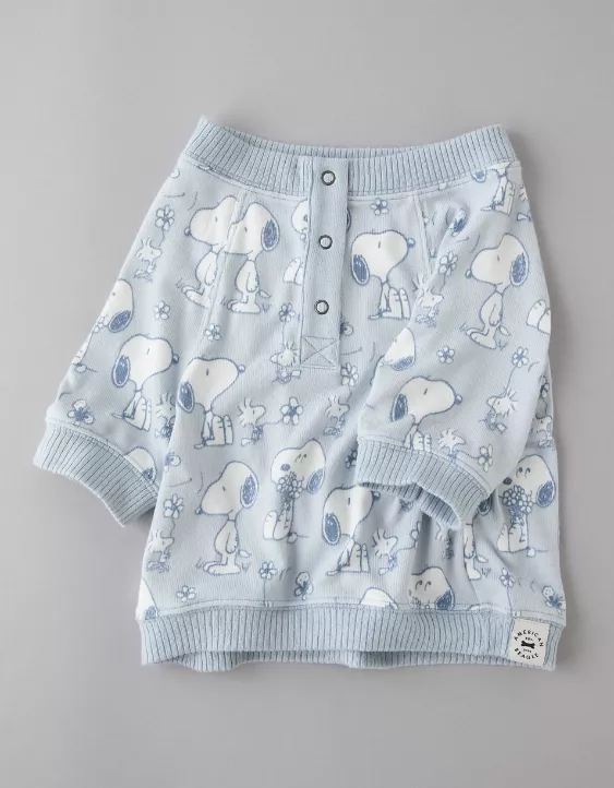 Aeo ABO Snoopy Plush Dog PJ Set