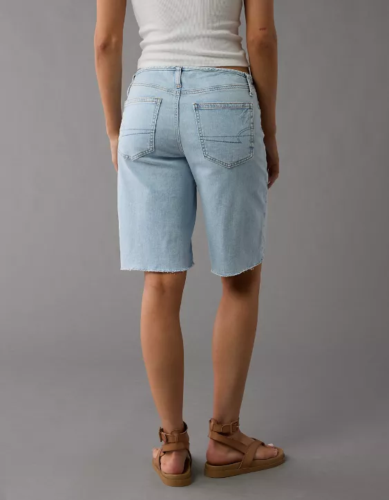 Aeo AE 11" Dreamy Drape Stretch High-Waisted Jort
