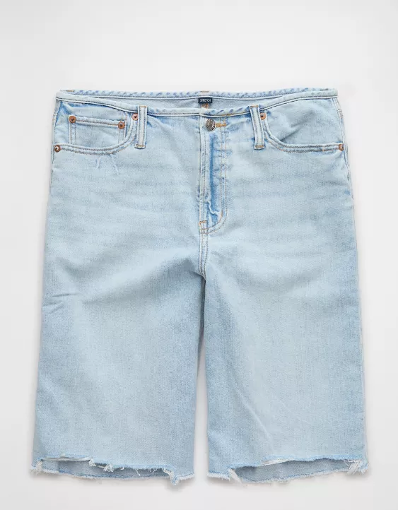 Aeo AE 11" Dreamy Drape Stretch High-Waisted Jort