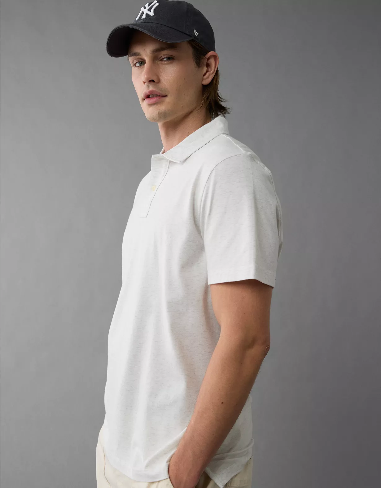 aeo AE 24/7 Club Logo Polo Shirt