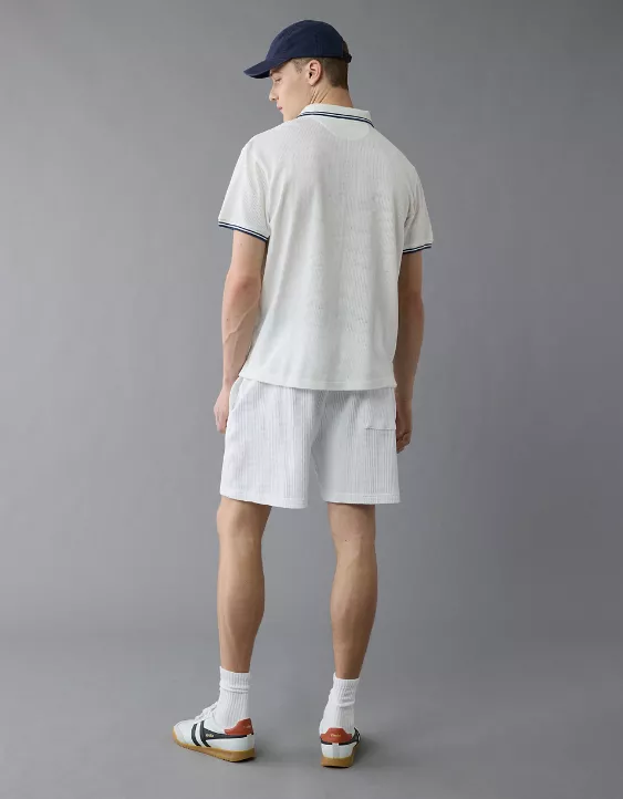 Aeo AE 24/7 Mesh Polo Shirt