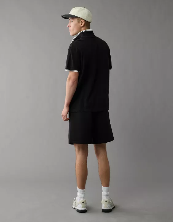 Aeo AE 24/7 Mesh Polo Shirt