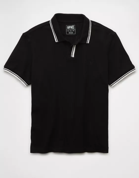 Aeo AE 24/7 Mesh Polo Shirt