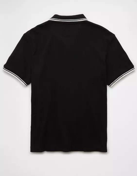 Aeo AE 24/7 Mesh Polo Shirt