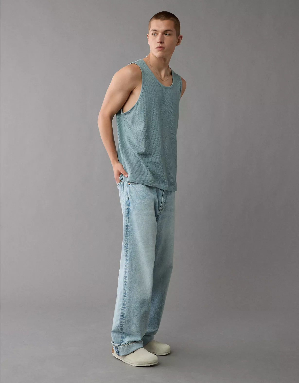 aeo AE 24/7 Mesh Tank Top