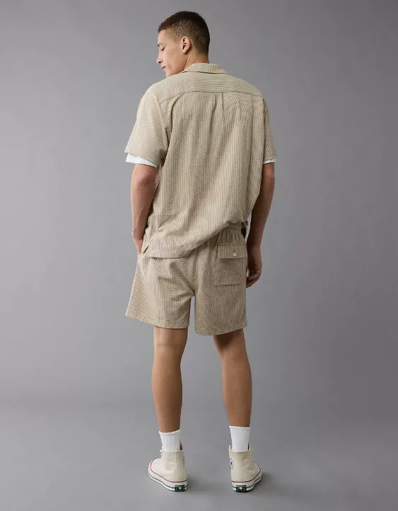 Aeo AE 5" Flex Knit Striped Trekker Short