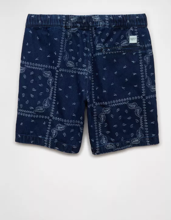 Aeo AE 7" Bandana Lived-In Trekker Short