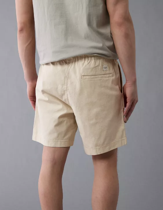 Aeo AE 7" Flex Linen-Blend Trekker Short