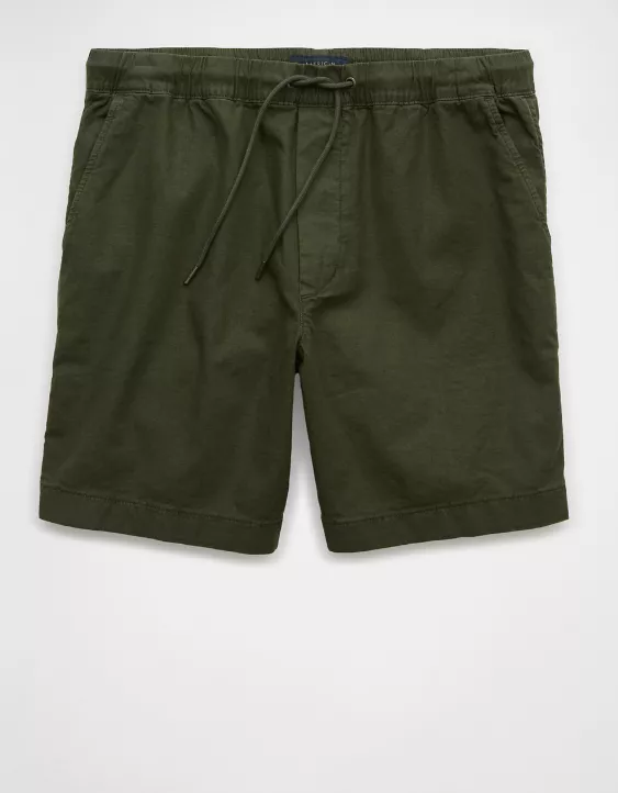 Aeo AE 7" Flex Linen-Blend Trekker Short