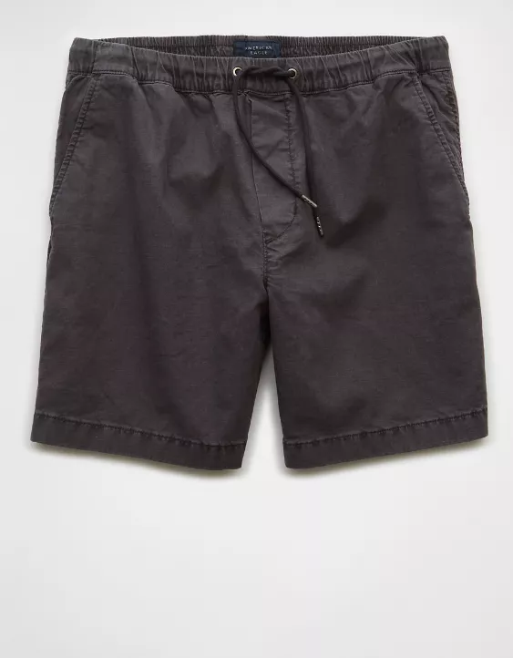 Aeo AE 7" Flex Linen-Blend Trekker Short