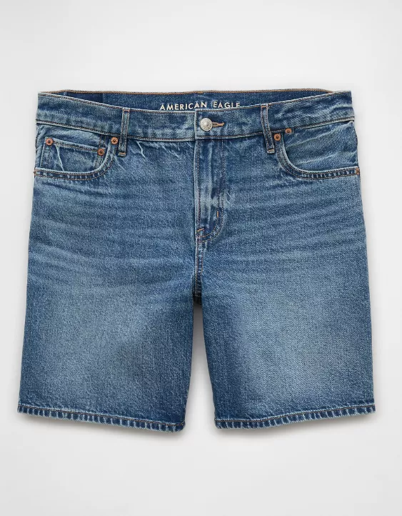 Aeo AE 8" Strigid Perfect Denim Bermuda Short
