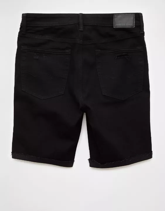 Aeo AE 9" AirFlex+ Patched Denim Short