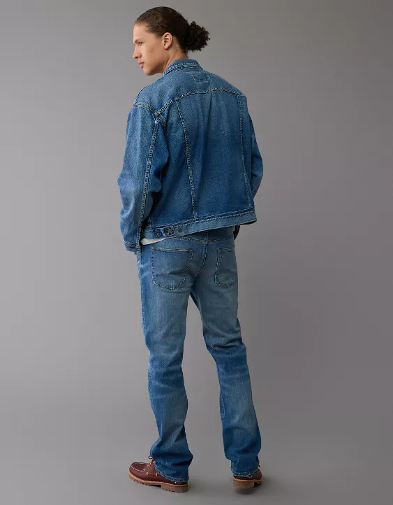 Aeo AE AirFlex+ Distressed Original Bootcut Jean