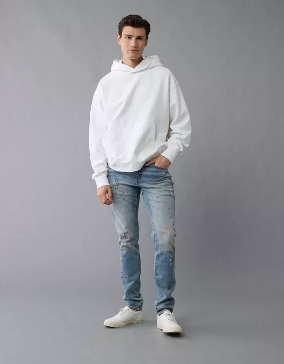 Aeo AE AirFlex+ Patched Athletic Skinny Jean