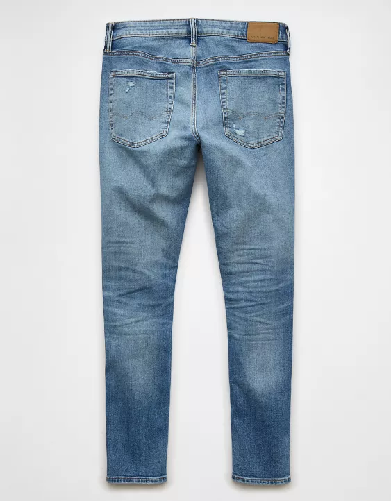 Aeo AE AirFlex+ Patched Athletic Skinny Jean