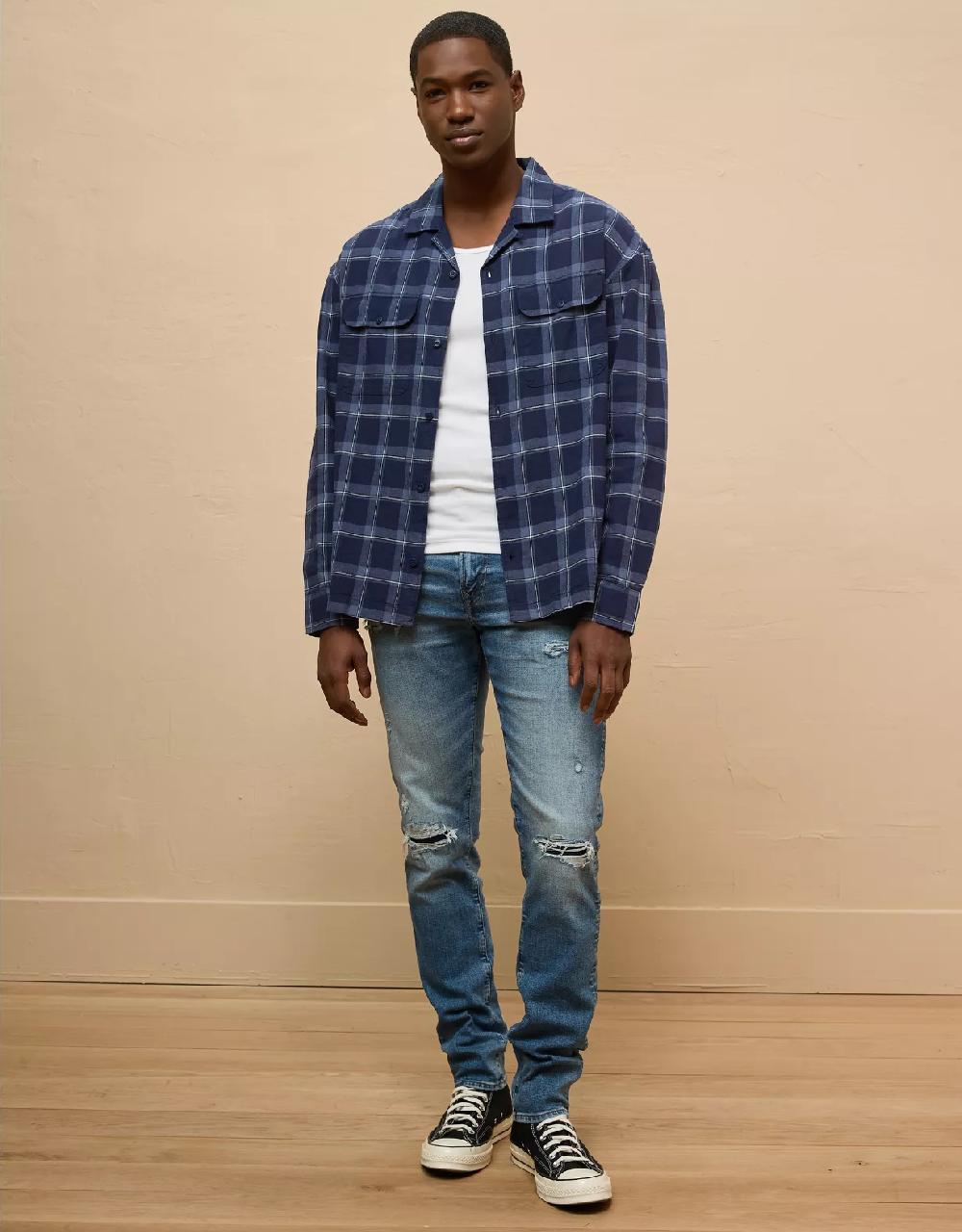 aeo AE AirFlex+ Patched Athletic Skinny Jean
