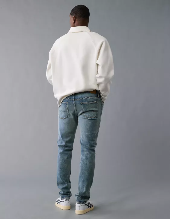 Aeo AE AirFlex+ Patched Athletic Skinny Jean