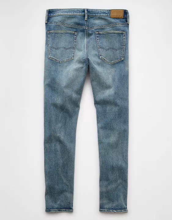 Aeo AE AirFlex+ Patched Athletic Skinny Jean