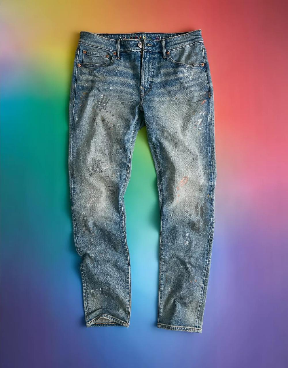 aeo AE AirFlex+ Patched Athletic Skinny Jean