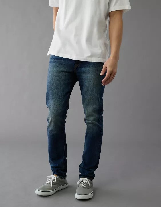 Aeo AE AirFlex+ Patched Skinny Jean