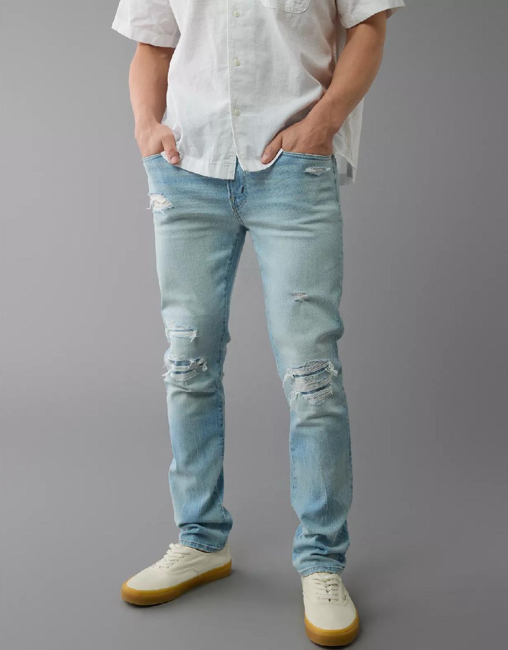 aeo AE AirFlex+ Patched Slim Jean
