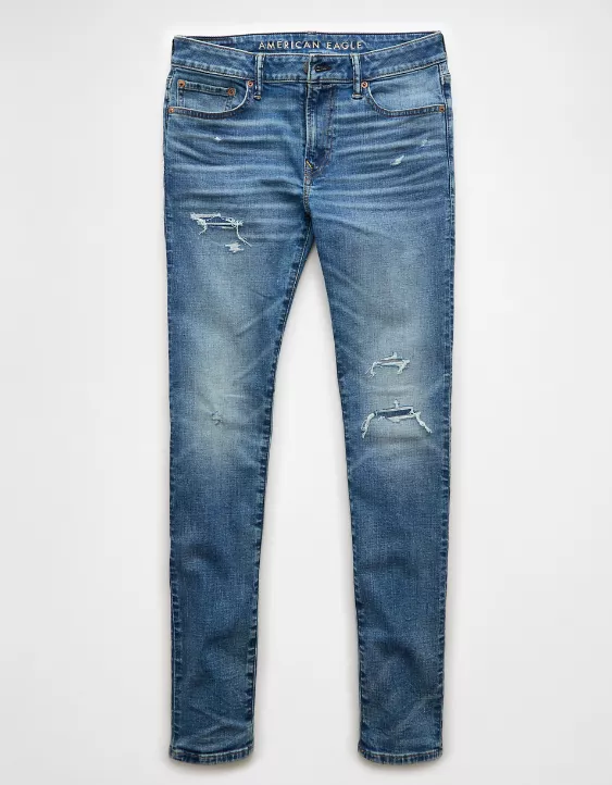 Aeo AE AirFlex+ Ripped Skinny Jean