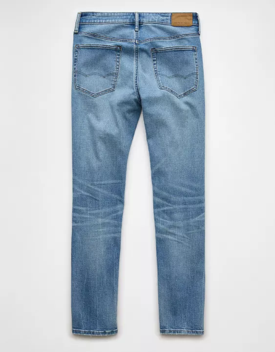 Aeo AE AirFlex+ Ripped Slim Straight Jean