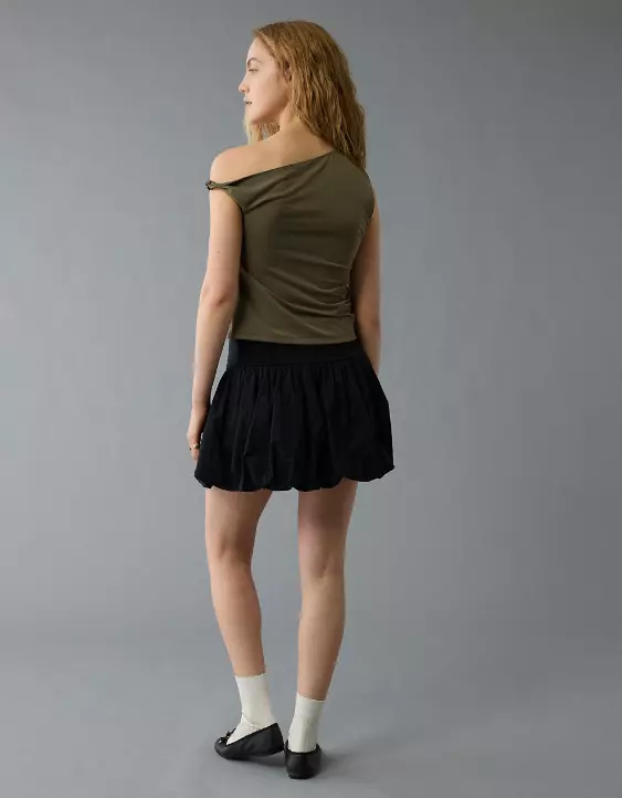 Aeo AE Asymmetrical Twist Shoulder Tank Top
