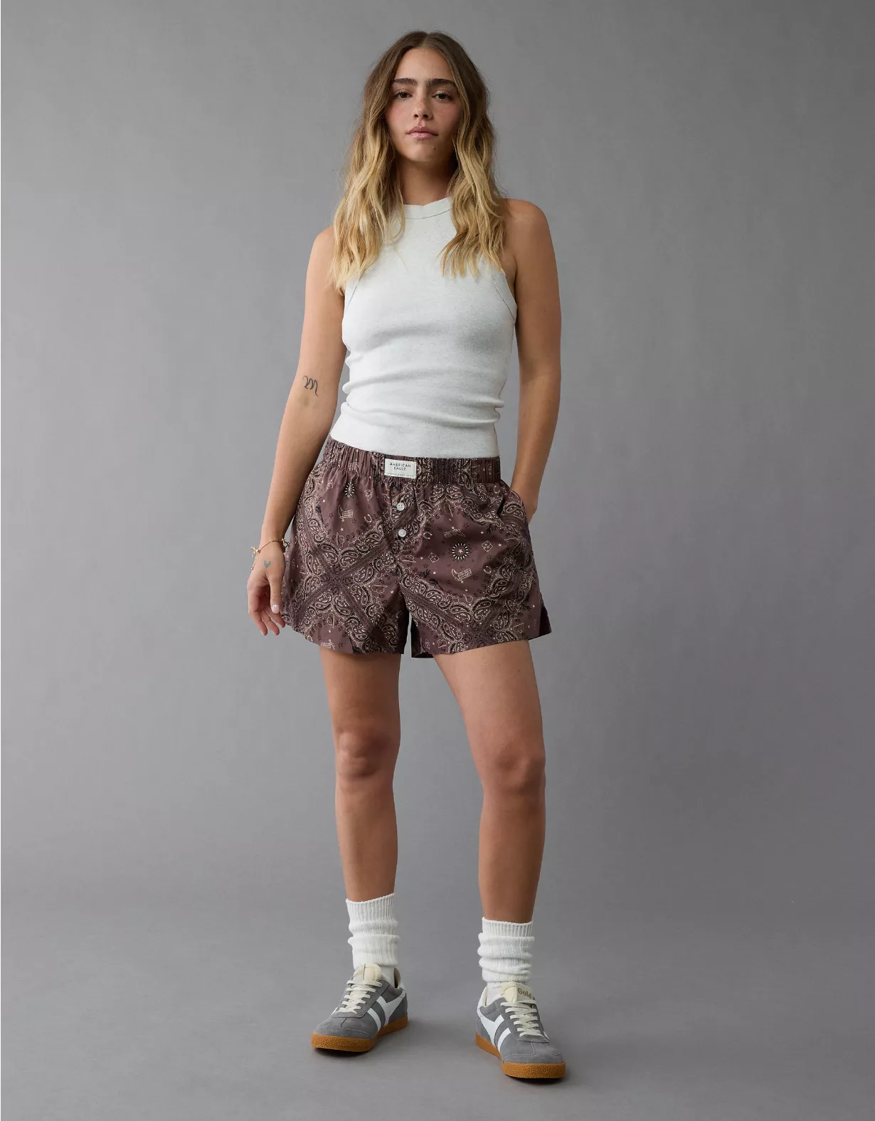 aeo AE Bandana Boxer Sleep Short