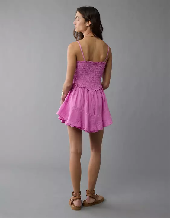 Aeo AE Bella Ruffle Tiered Romper