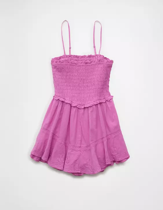Aeo AE Bella Ruffle Tiered Romper