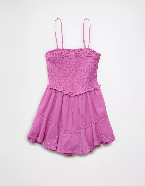 Aeo AE Bella Ruffle Tiered Romper