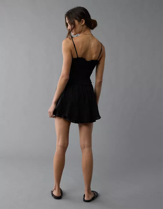Aeo AE Bella Ruffle Tiered Romper