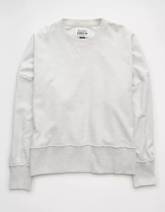 Aeo AE Big Hug Crew Neck Sweatshirt