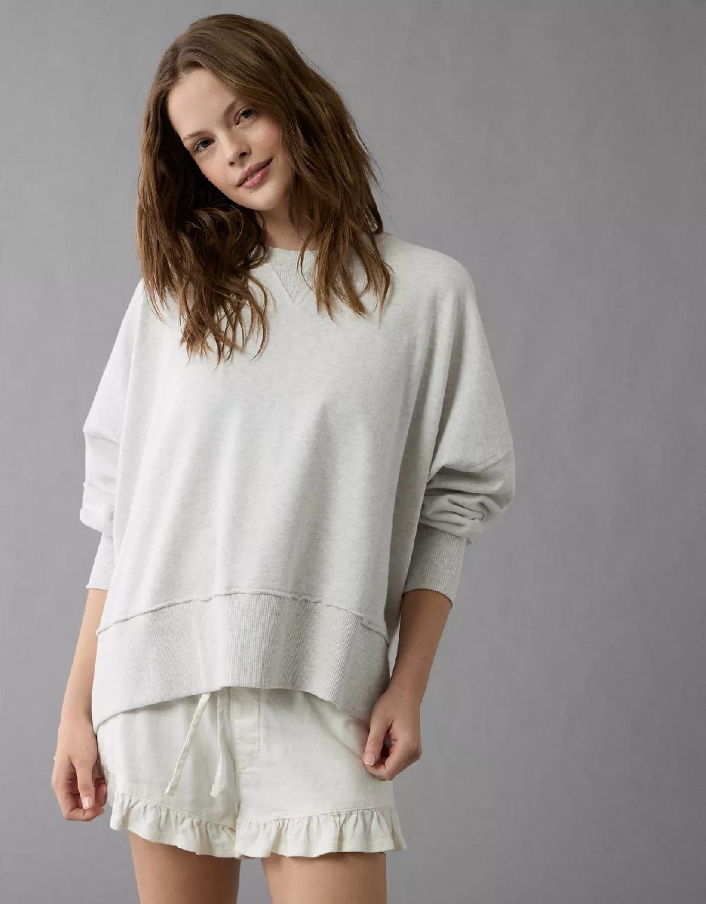 aeo AE Big Hug Crew Neck Sweatshirt