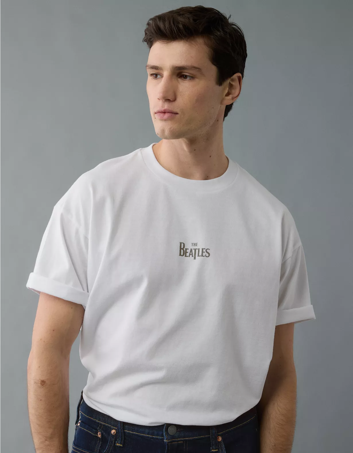 aeo AE Boxy Beatles Graphic T-Shirt