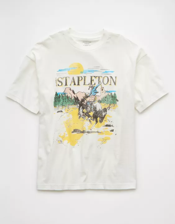 Aeo AE Boxy Chris Stapleton Graphic T-Shirt