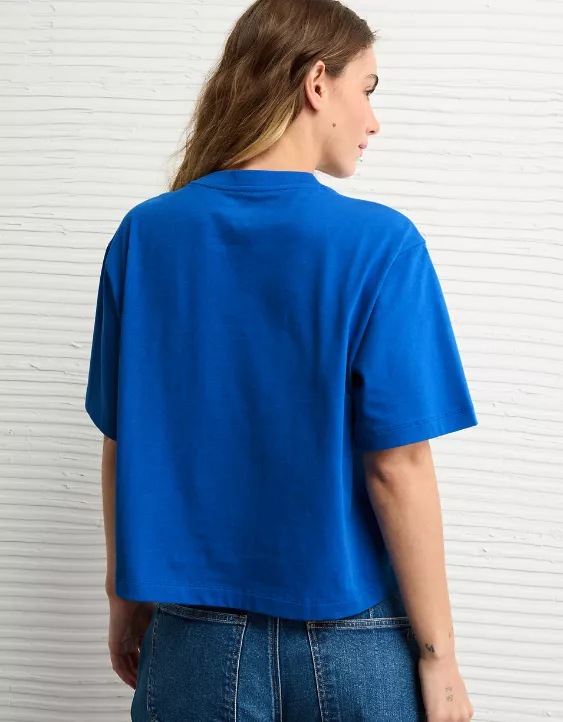 Aeo AE Boxy Destination Graphic T-Shirt