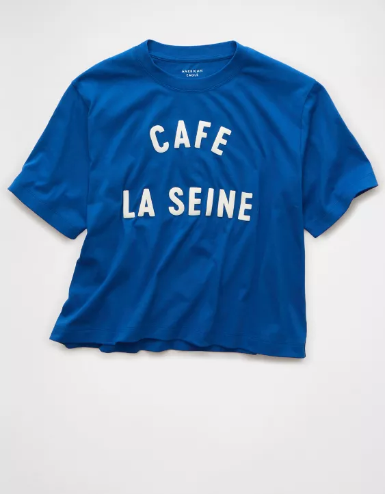 Aeo AE Boxy Destination Graphic T-Shirt