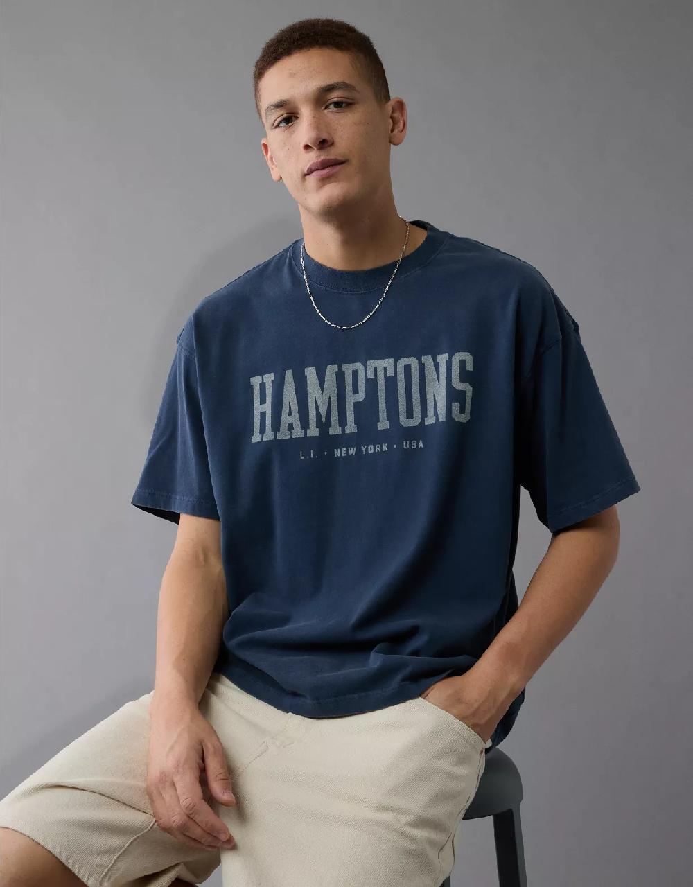 aeo AE Boxy Destination Graphic T-Shirt