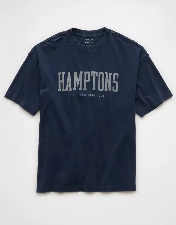 Aeo AE Boxy Destination Graphic T-Shirt
